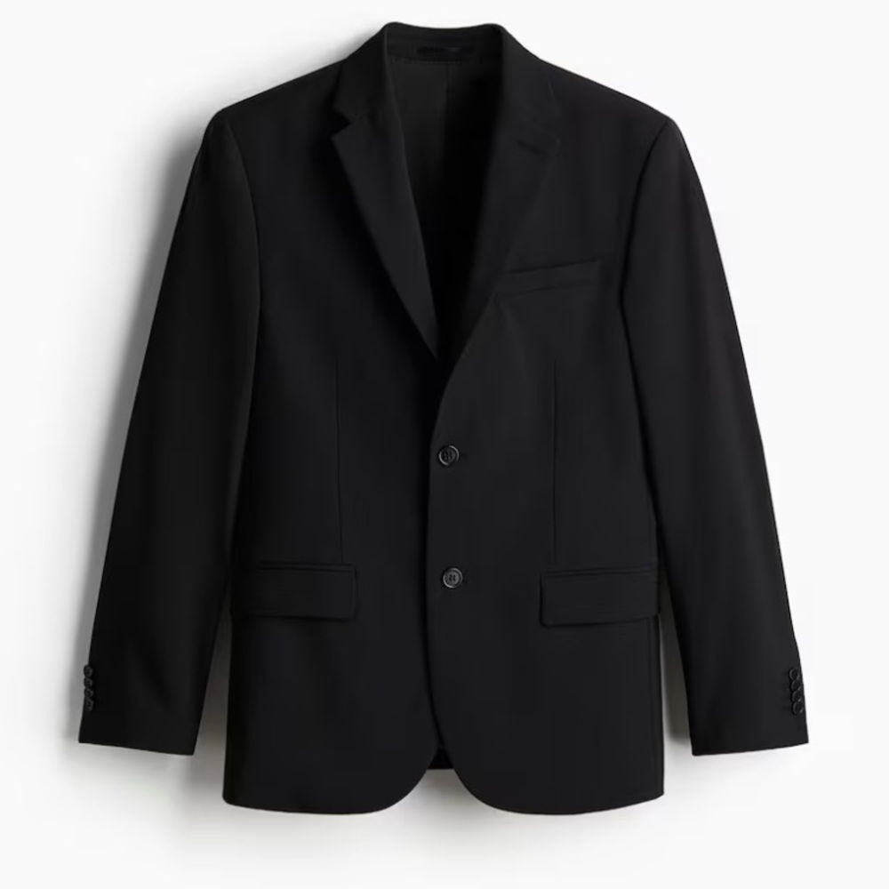 H&M Men’s Slim Fit Notch Collar Blazer